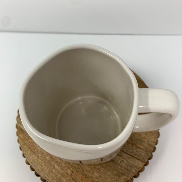 Rae Dunn PRETTY Mug Large Coffee Cup Ceramic Magenta LL Farmhouse Gift 16oz - Picture 7 of 9